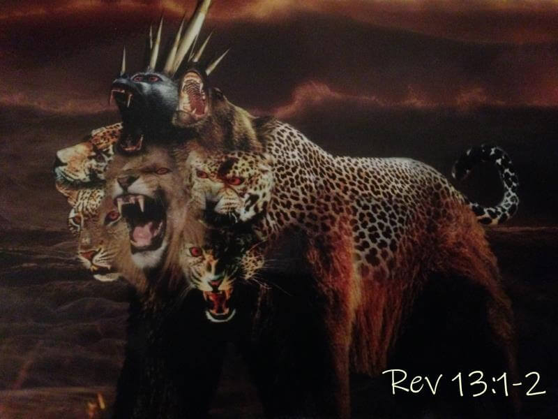 Revelation 13 four beasts