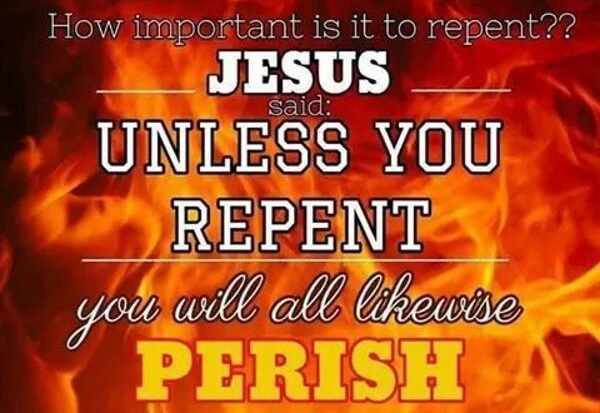 repentance is necessary
