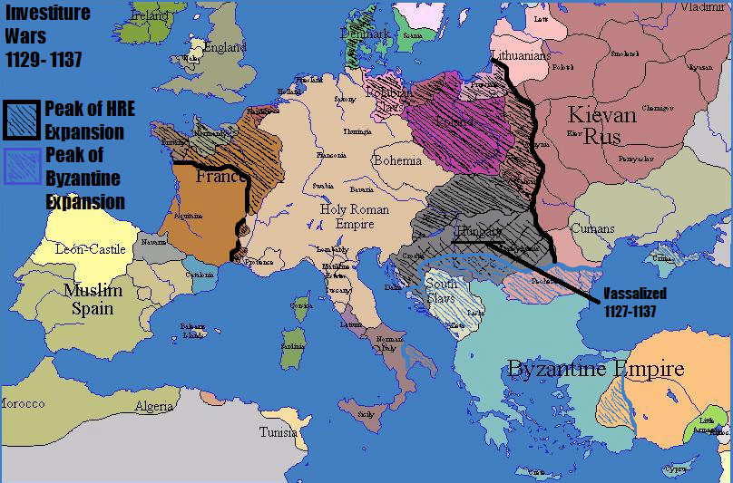 holy roman map